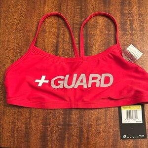 Nike Red Women's Swim Top